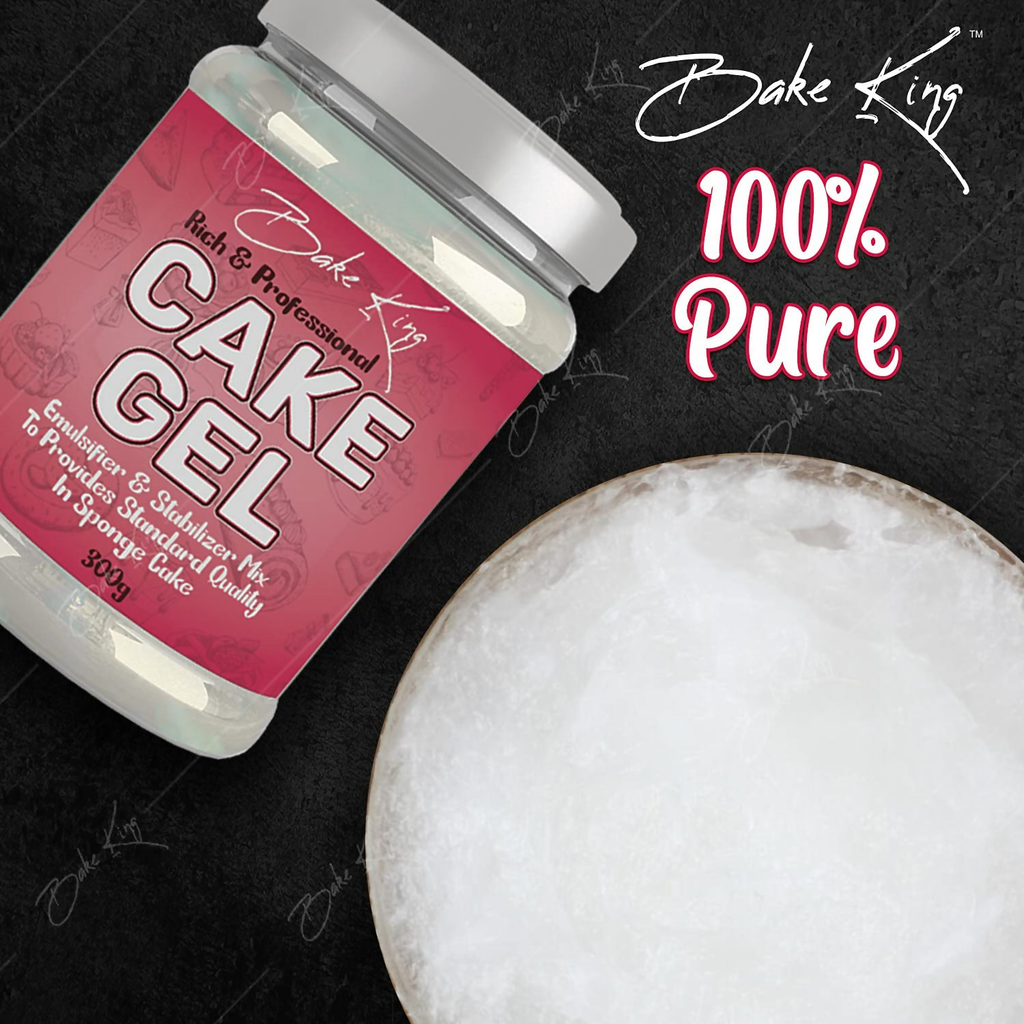 Bake King Cake Gel, Cake Sponge Improver Useful When Making Eggless Cakes | Grocsy