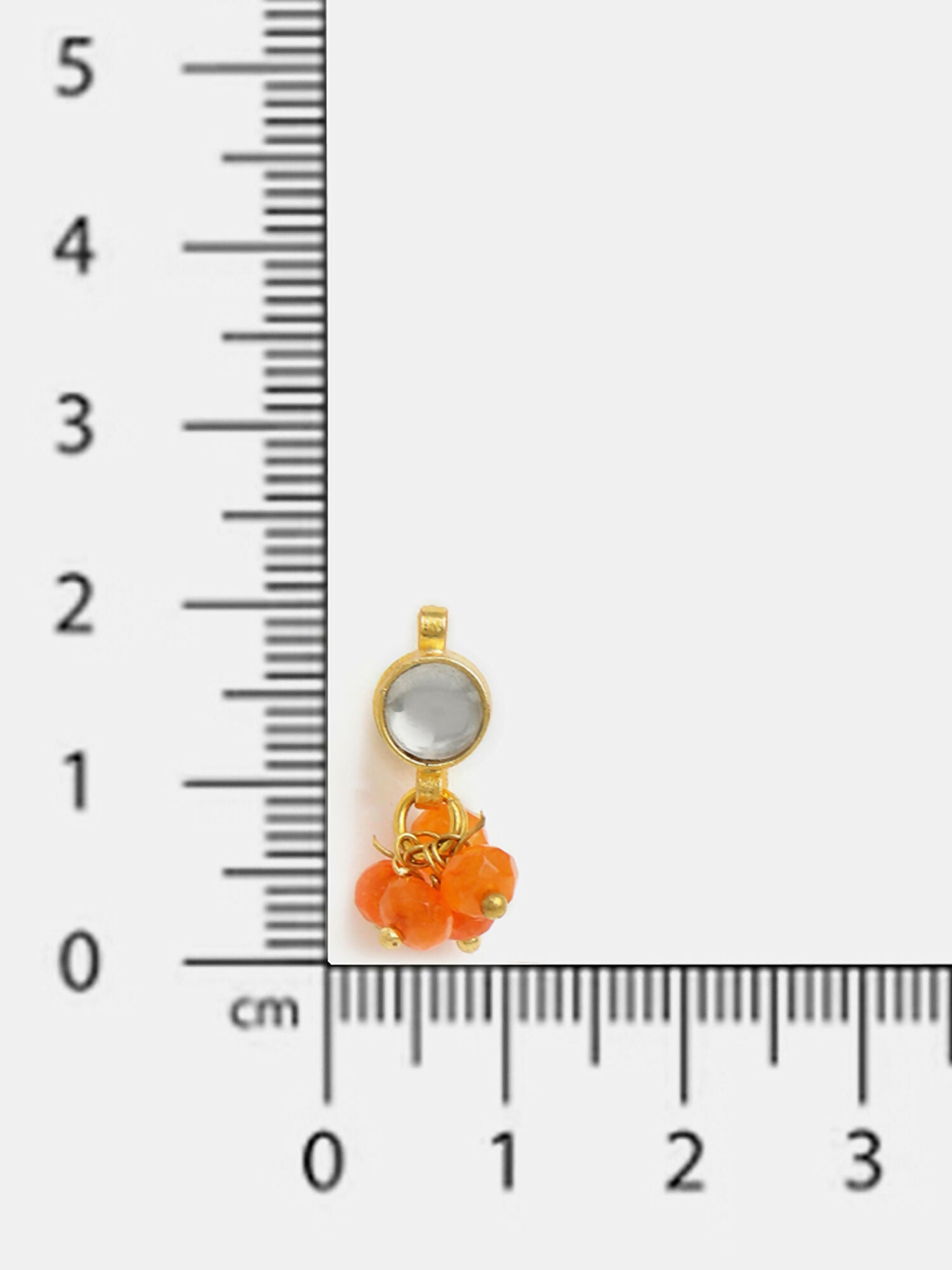 Ruby Raang Kesar Phool Earrings | Grocsy