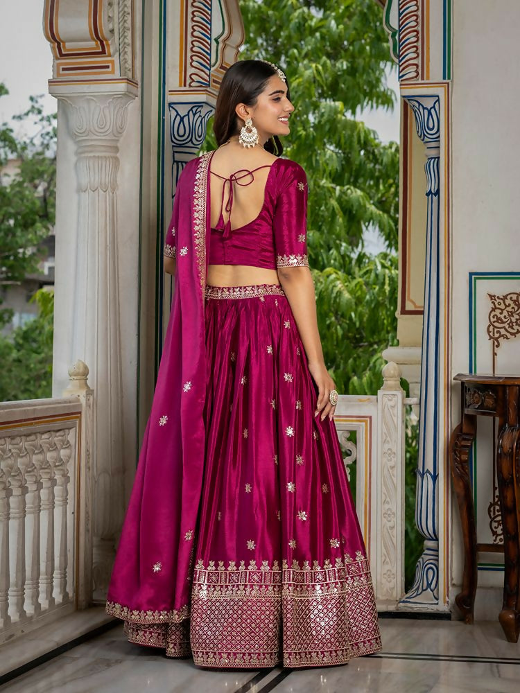 Lehenga Mart pink Designer Wedding Wear Lehenga Choli | Grocsy
