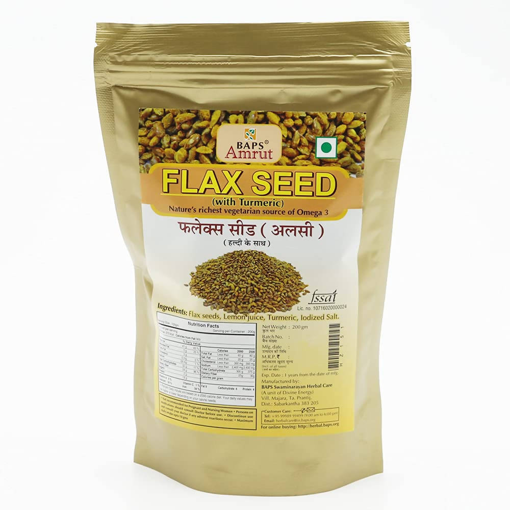 Baps Amrut Flax Seeds With Turmeric | Grocsy