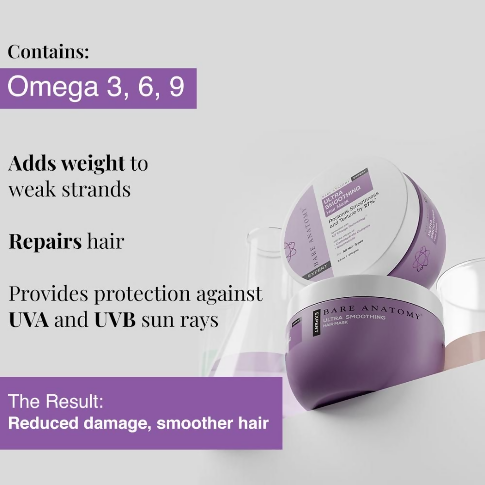 Bare Anatomy Expert Ultra Smoothing Hair Mask & Shampoo Combo | Grocsy