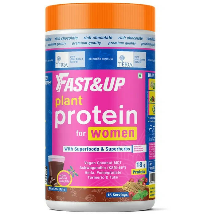 Fast&Up Plant Protein for Women with Superfoods & Superherbs | Grocsy