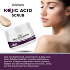 LA Organo 1% Kojic Acid Skin Lightening & Brightening Face & Body Scrub | Grocsy