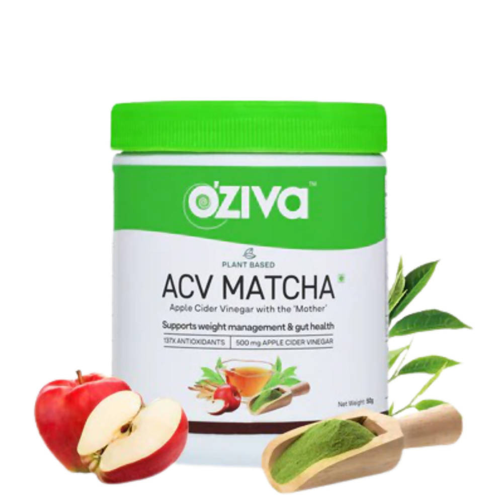 OZiva Plant Based ACV Matcha | Grocsy