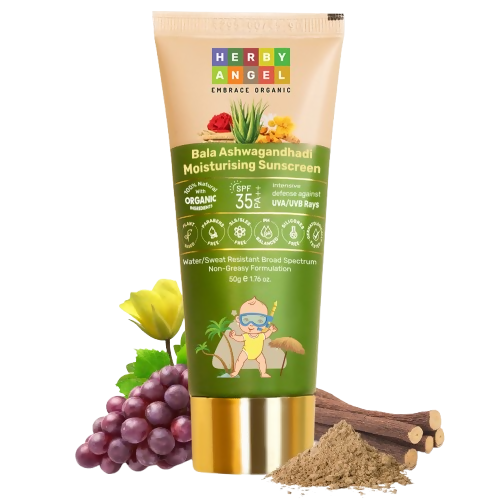 Herby Angel Sunscreen for Babies & Kids | Grocsy