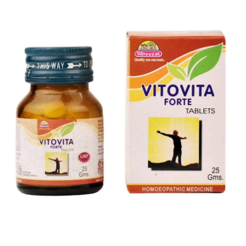 Wheezal Homeopathy Vitovita Forte Tablets | Grocsy