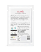 Skinella Radiance Boost Face Sheet Mask - Manuka Honey & Vitamin C | Grocsy