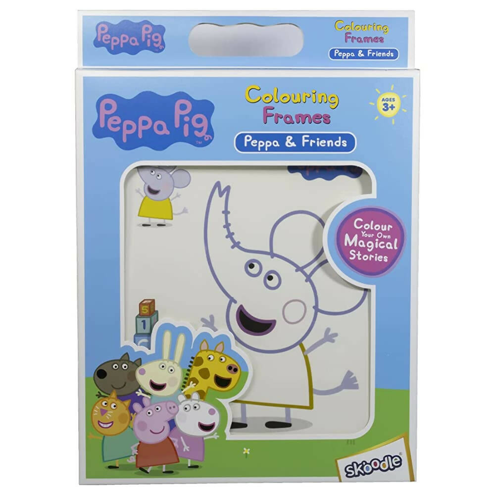 Skoodle Peppa & Friends Coloring Frames | Grocsy