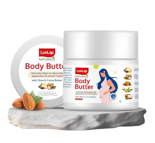 LuvLap Naturals Body Butter for Pregnant Belly | Grocsy