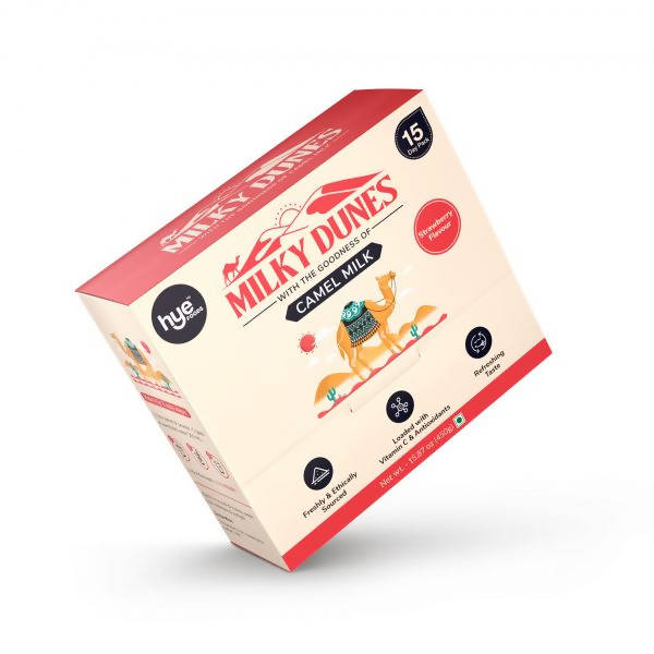 hye Foods Milky Dunes With The Goodness Of Camel Milk-Strawberry Flavour | Grocsy
