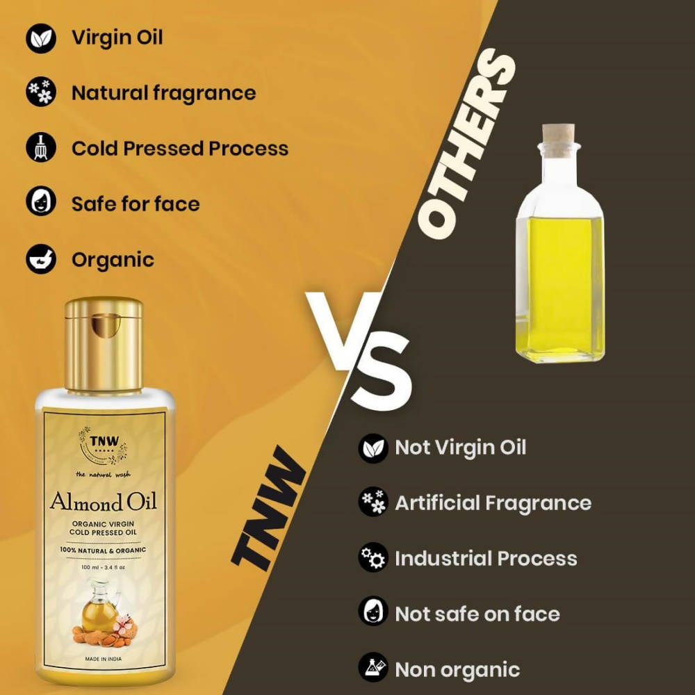 The Natural Wash organic Virgin Almond Oil | Grocsy