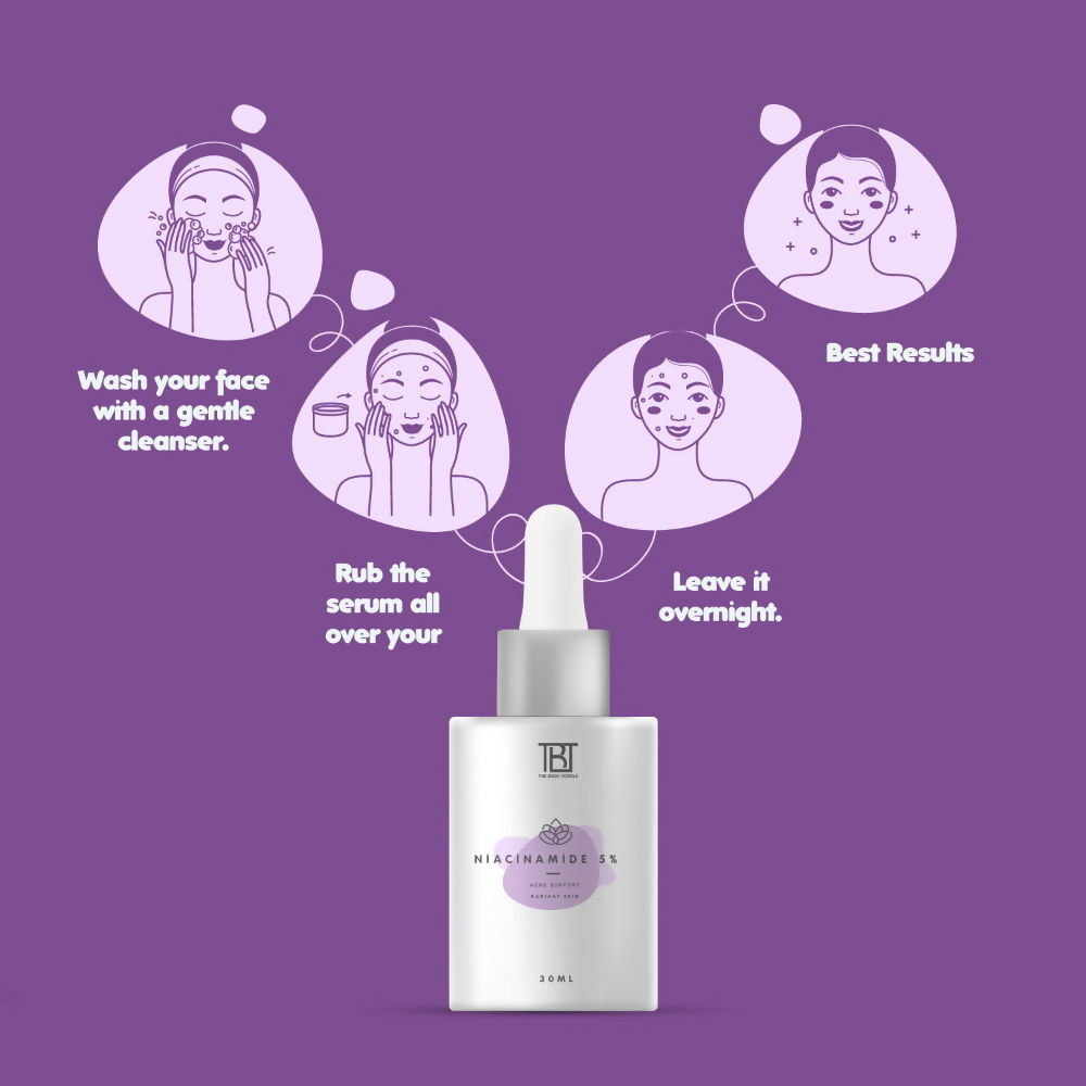 The Body Temple 5% Niacinamide Face Serum | Grocsy