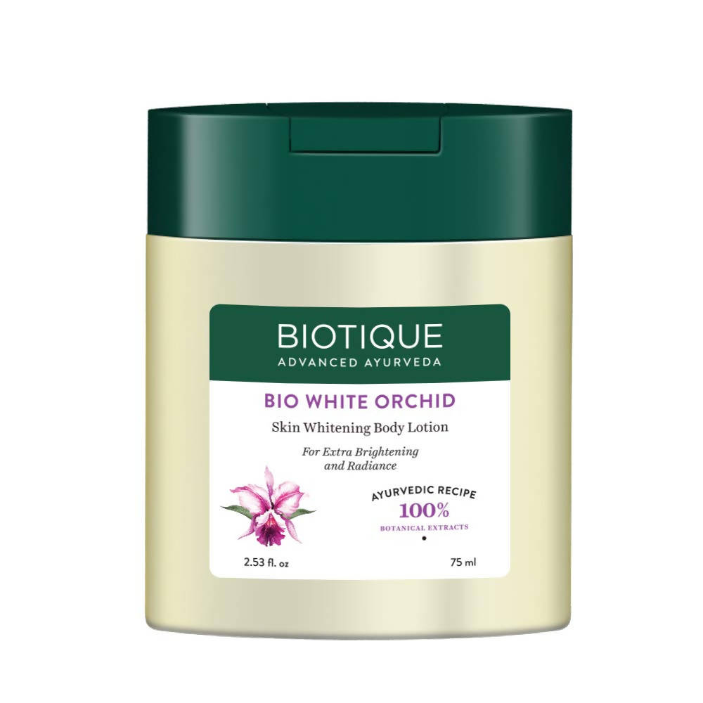 Biotique Advanced Ayurveda Bio White Orchid Skin Whitening Body Lotion | Grocsy