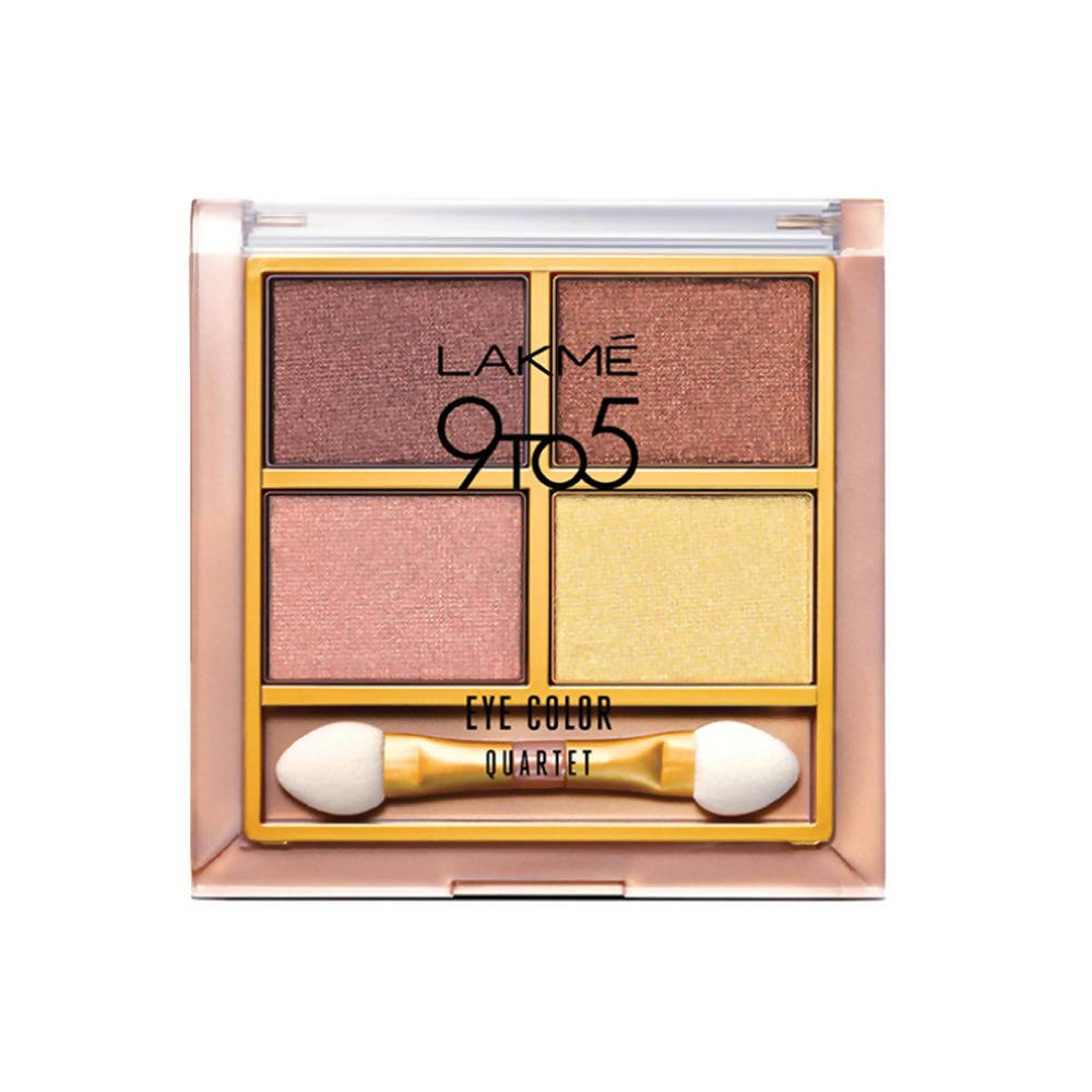 Lakme 9To5 Eye Color Quartet Eye Shawdow - Silk Route | Grocsy