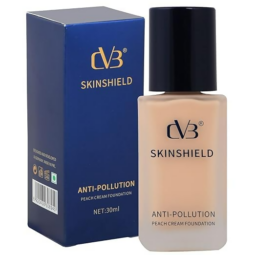 CVB Ft-808 Natural Anti Pollution Peach Cream Foundation Oil-Free | Grocsy