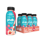 Phab Protein Milkshake With Protein Strawberries & Cream Flavour | Grocsy