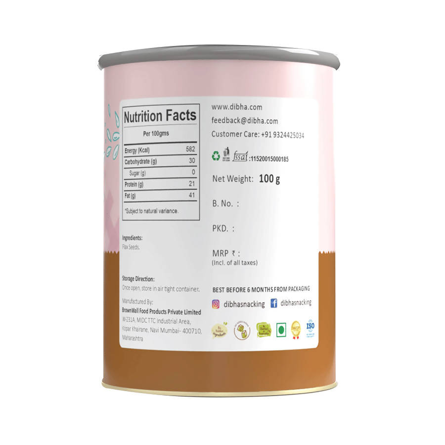 Dibha Salted Flax Seeds | Grocsy
