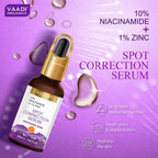 Vaadi Herbals Spot Correction Serum With 10 % Niacinamide & 1% Zinc | Grocsy