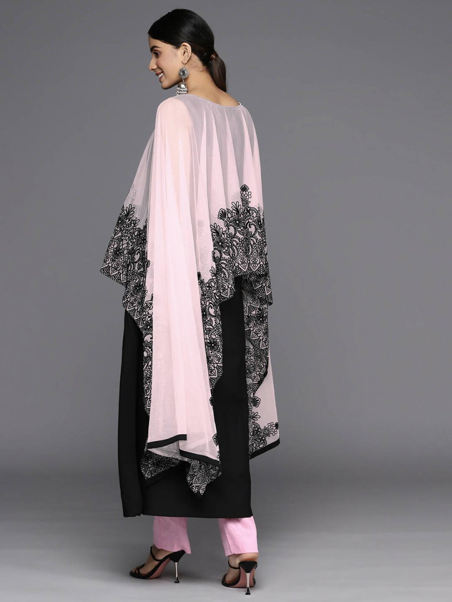 Ahalyaa Women's Traditional wear Kurta - Black | Grocsy
