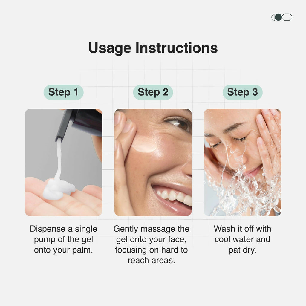 Cureskin Sensitive Pro Cleanser with Tucuma Butter & Apple Extracts for Sensitive Skin Face Wash | Grocsy