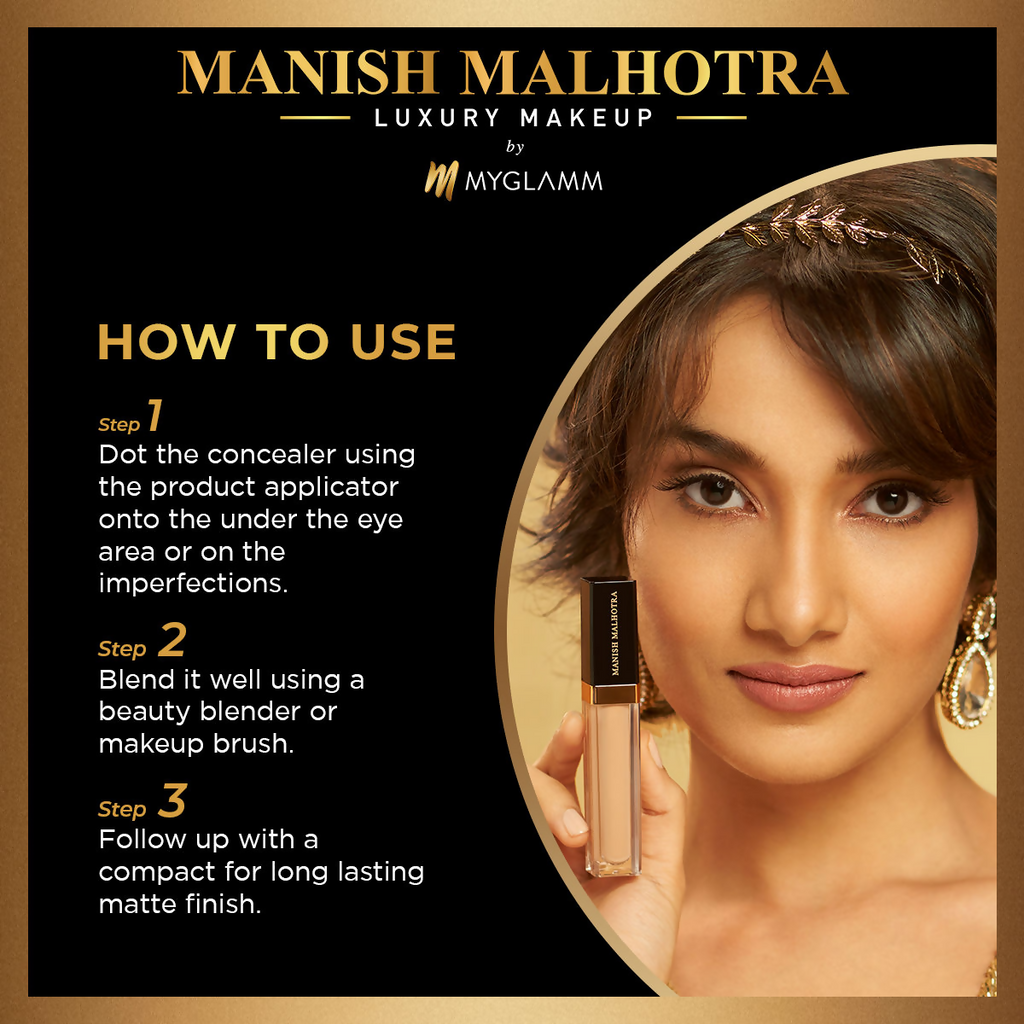 MyGlamm Manish Malhotra Beauty Skin Awakening Concealer - Neutral Maple | Grocsy