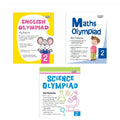 Scholars Insights Olympiad English, Maths and Science Workbooks Set Grade 2| Set of 3| Ages 7 - 9 Year | Grocsy