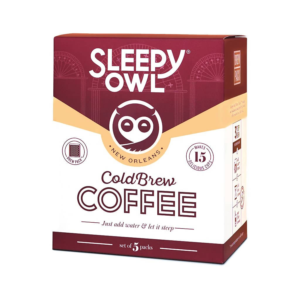Sleepy Owl New Orleans Cold Brew Packs | Grocsy