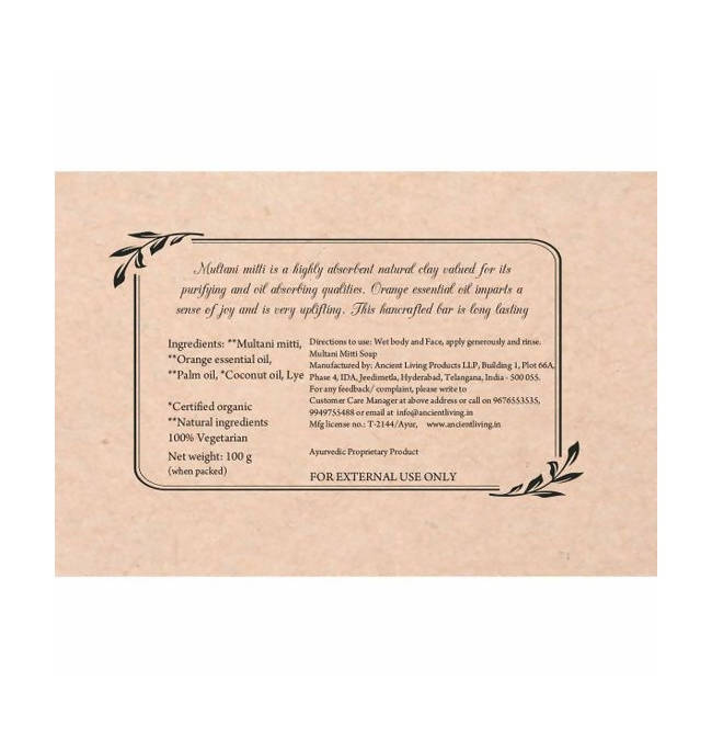 Ancient Living Multani Mitti Handmade Soap | Grocsy