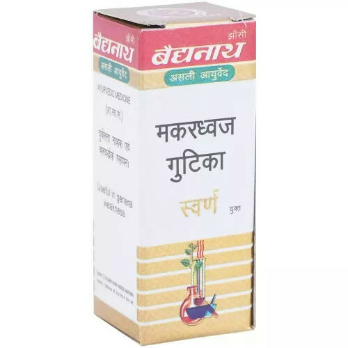 Baidyanath Jhansi Makardhwaj Gutika (Swarna Kesar Yukta) | Grocsy