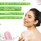 Mamaearth Multani Mitti Moisturizing Lotion Soap (Buy 3 Get 1 Free) | Grocsy