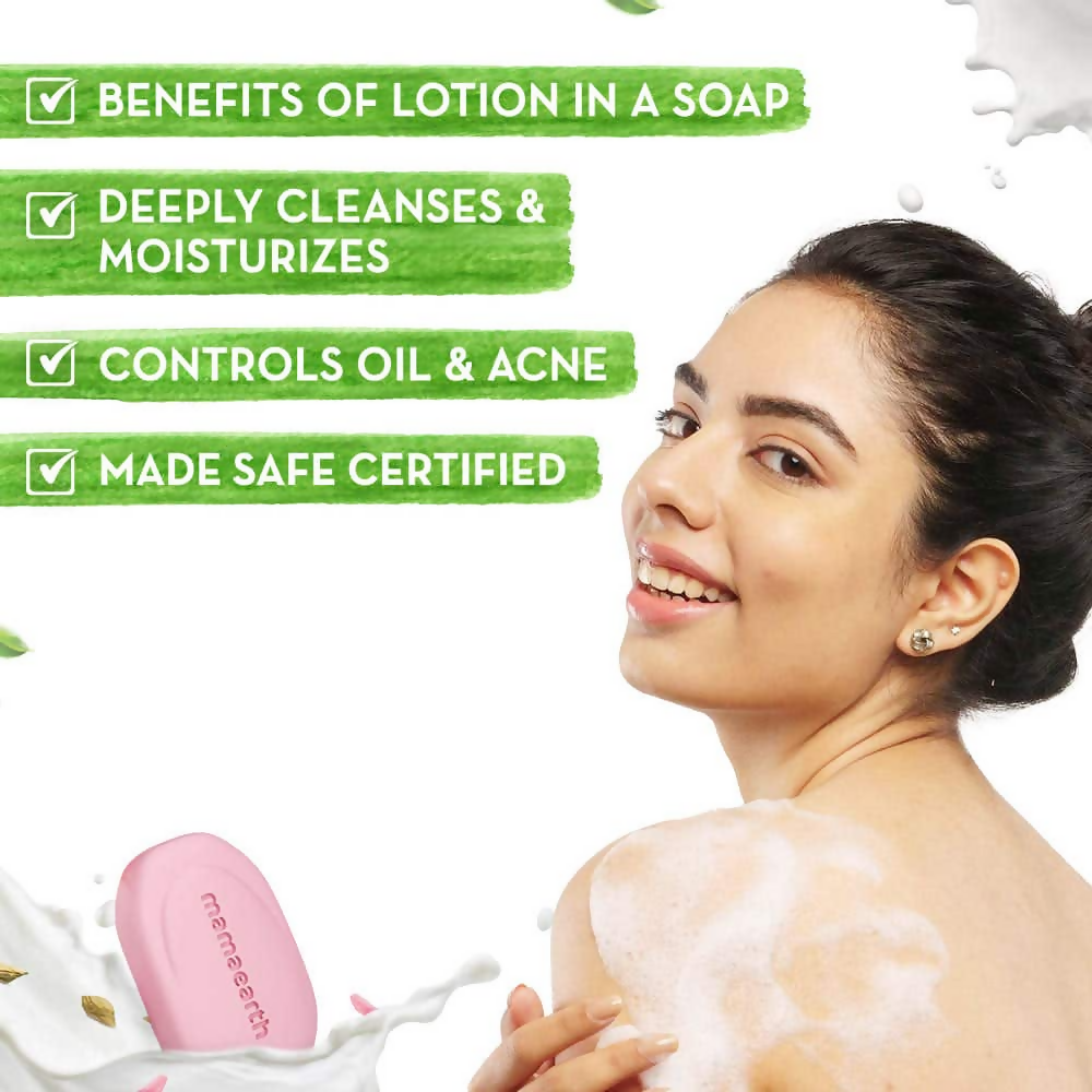 Mamaearth Multani Mitti Moisturizing Lotion Soap (Buy 3 Get 1 Free) | Grocsy