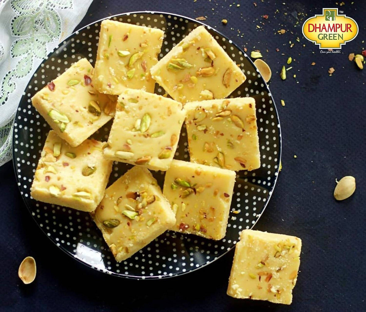 Dhampur Green Gur Chana Badam Bite | Grocsy
