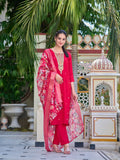 Hand Embroidered Kurta With Pant & Printed Dupatta Luxury Premium, Multicolor - Hiral Fashion | Grocsy