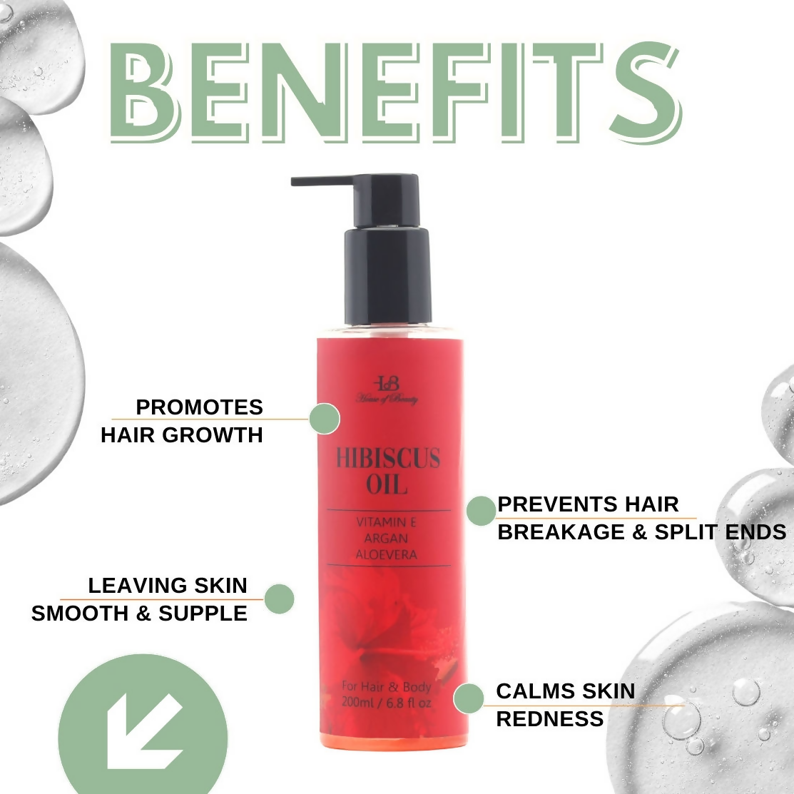 House of Beauty Hibiscus Oil | Grocsy