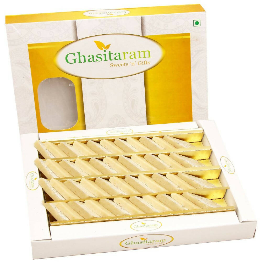 Ghasitaram Sugarfree Pure Kaju Katlis Sweet Box | Grocsy