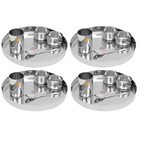 Vinod Stainless Steel 20 Pc Solid Thali Set | Grocsy