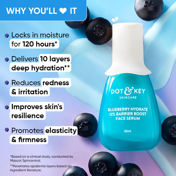 Dot & Key Blueberry Hydrate 12% Barrier Boost Face Serum | Grocsy