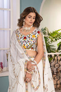 Lehenga Mart Designer Bollywood Style Wedding Wear Lehenga Choli - White | Grocsy