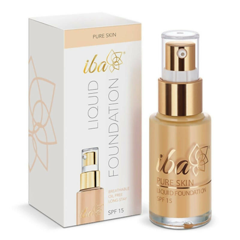 Iba Pure Skin Liquid Foundation SPF 15 - Sun Beige | Grocsy