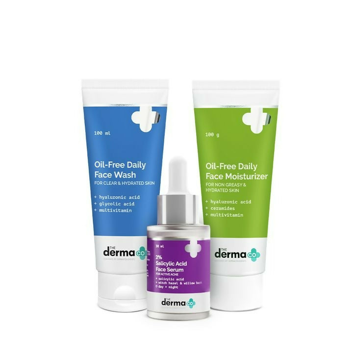 The Derma Co No More Oily Skin Kit | Grocsy