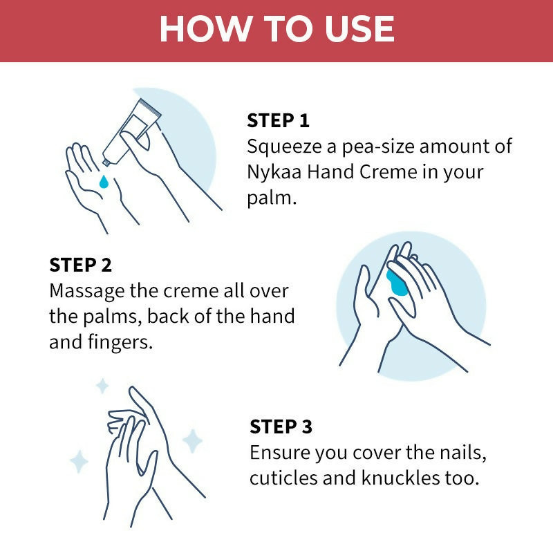 Nykaa Peony & White Lily Hand & Nail Creme | Grocsy