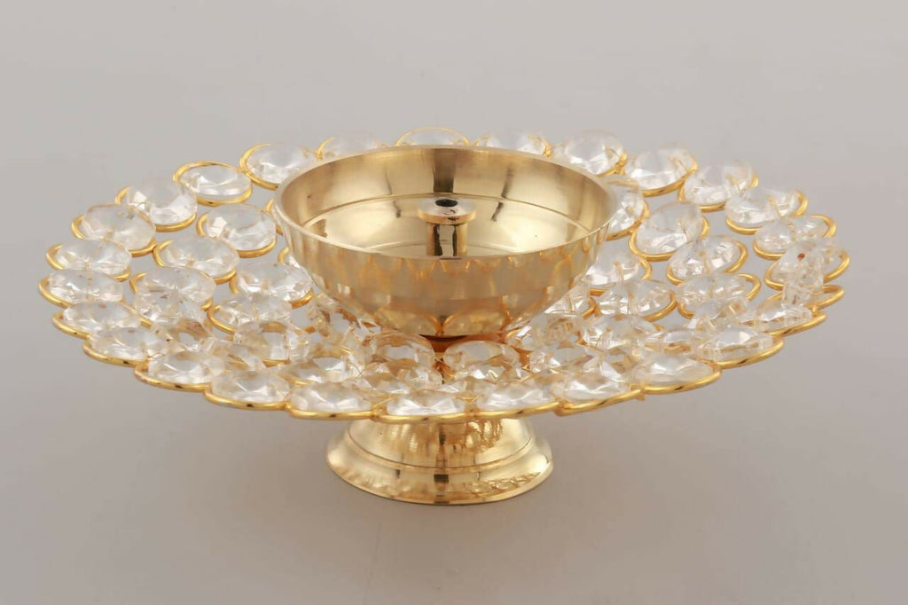 Collectibles India Crystal Diya | Grocsy