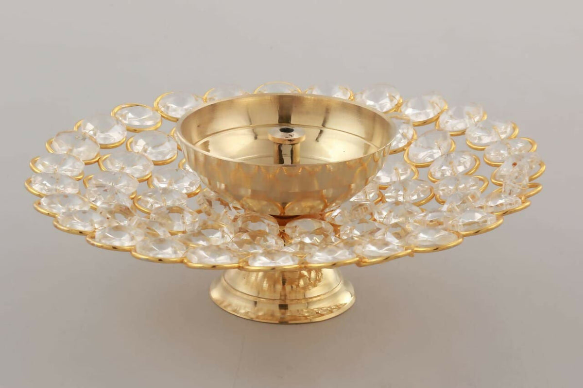 Collectibles India Crystal Diya | Grocsy