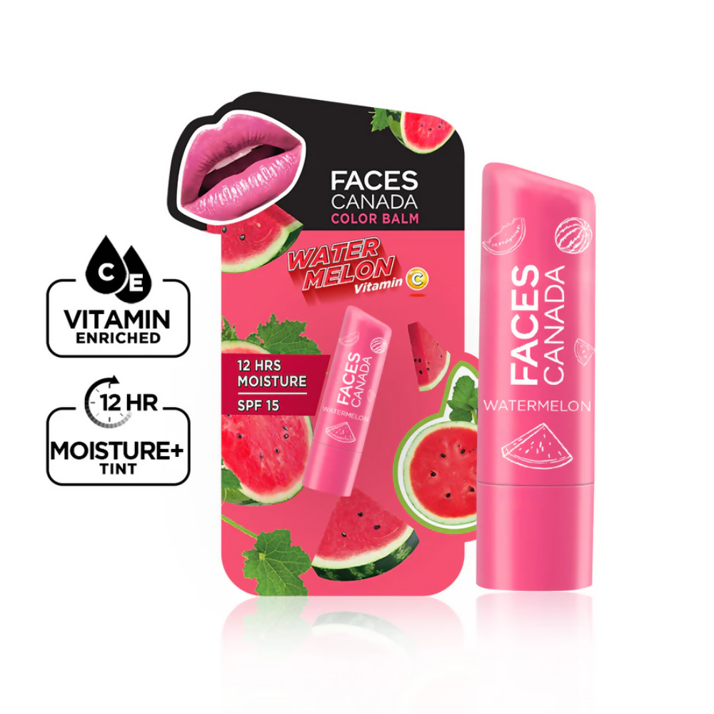 Faces Canada Vitamin C Lip Balm - Watermelon | Grocsy