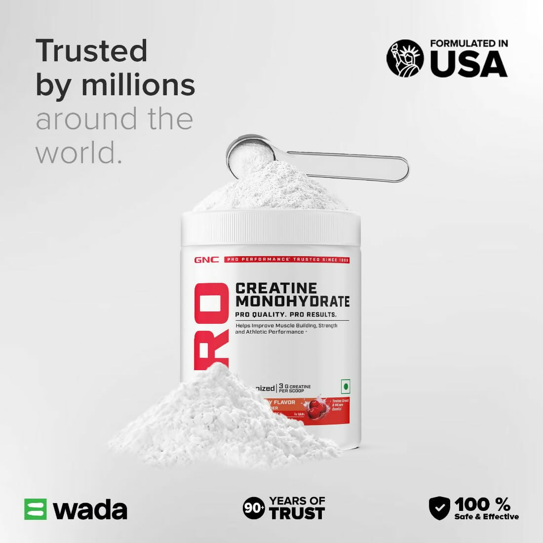 GNC Pro Performance Creatine Monohydrate Cranberry | Grocsy