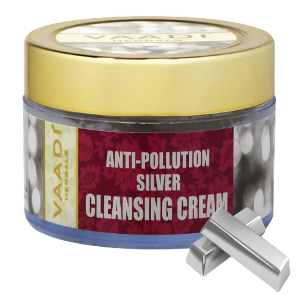 Vaadi Herbals Anti-Pollution Silver Cleansing Cream | Grocsy