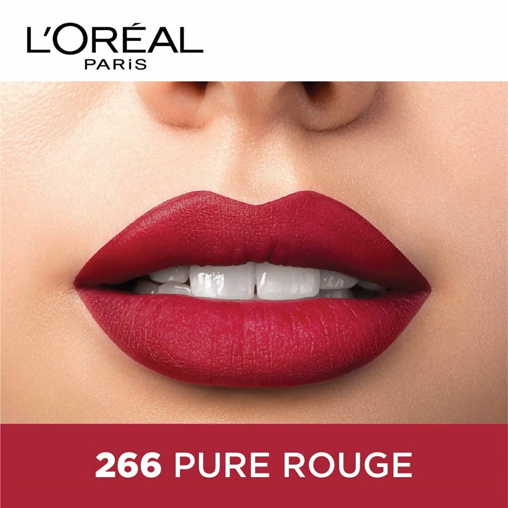 L'Oreal Paris Color Riche Moist Matte Lipstick - 266 Pure Rouge | Grocsy