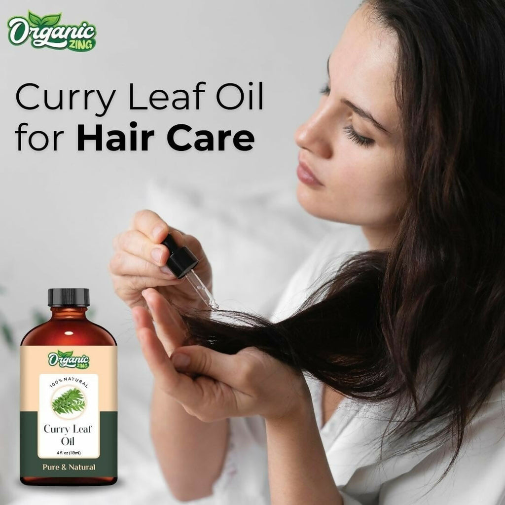 Organic Zing Curry Leaf Oil (Murraya koenigii) Oil | Grocsy