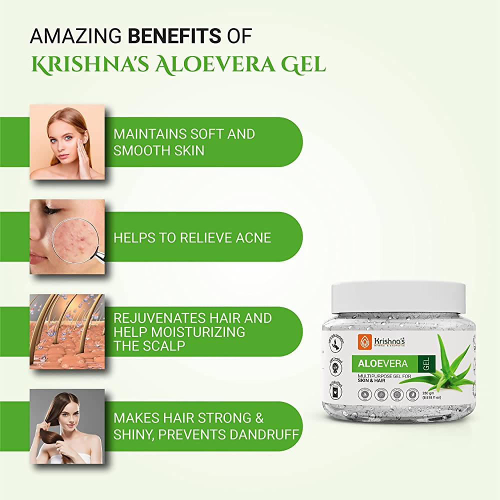 Krishna's Herbal & Ayurveda Aloevera Gel | Grocsy