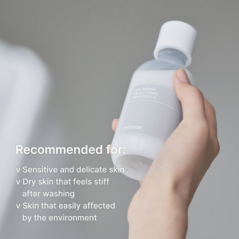 Celimax Dual Barrier Creamy Toner - Korean Skin Care | Grocsy